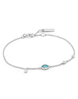 Ania Haie Turquoise Discs Bracelet - Silver