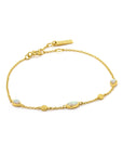 Ania Haie Opal Colour Bracelet - Gold