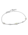 Ania Haie Opal Colour Bracelet - Silver