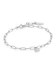 Ania Haie Silver Chunky Chain Padlock Bracelet