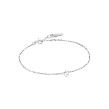 Ania Haie Silver Padlock Bracelet