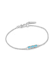 Ania Haie Silver Turquoise Bar Bracelet