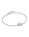 Ania Haie Silver Rope Disc Bracelet