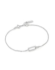 Silver Glam Interlock Bracelet