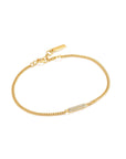 Gold Glam Bar Bracelet