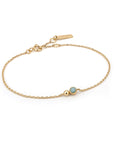 Ania Haie Gold Orb Amazonite Chain Bracelet