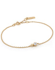 Ania Haie Gold Orb Sparkle Chain Bracelet