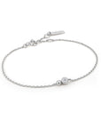 Ania Haie Silver Orb Sparkle Chain Bracelet