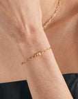 Ania Haie Gold Orb Link Chunky Chain Bracelet