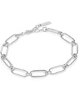 Ania Haie Silver Cable Connect Chunky Chain Bracelet