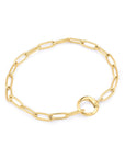 Ania Haie Gold Link Charm Chain Connector Bracelet