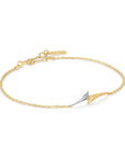 Ania Haie Gold Arrow Chain Bracelet