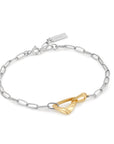 Ania Haie Silver Arrow Link Chunky Chain Bracelet