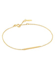 Ania Haie 14kt Gold Solid Bar Bracelet