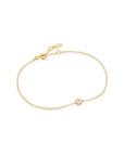 Ania Haie 14kt Gold White Sapphire Bracelet