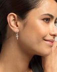 Thomas Sabo Cross Hoop Earrings