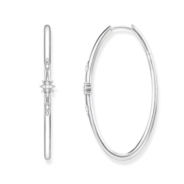 Thomas Sabo Hoop Earrings "Royalty White"