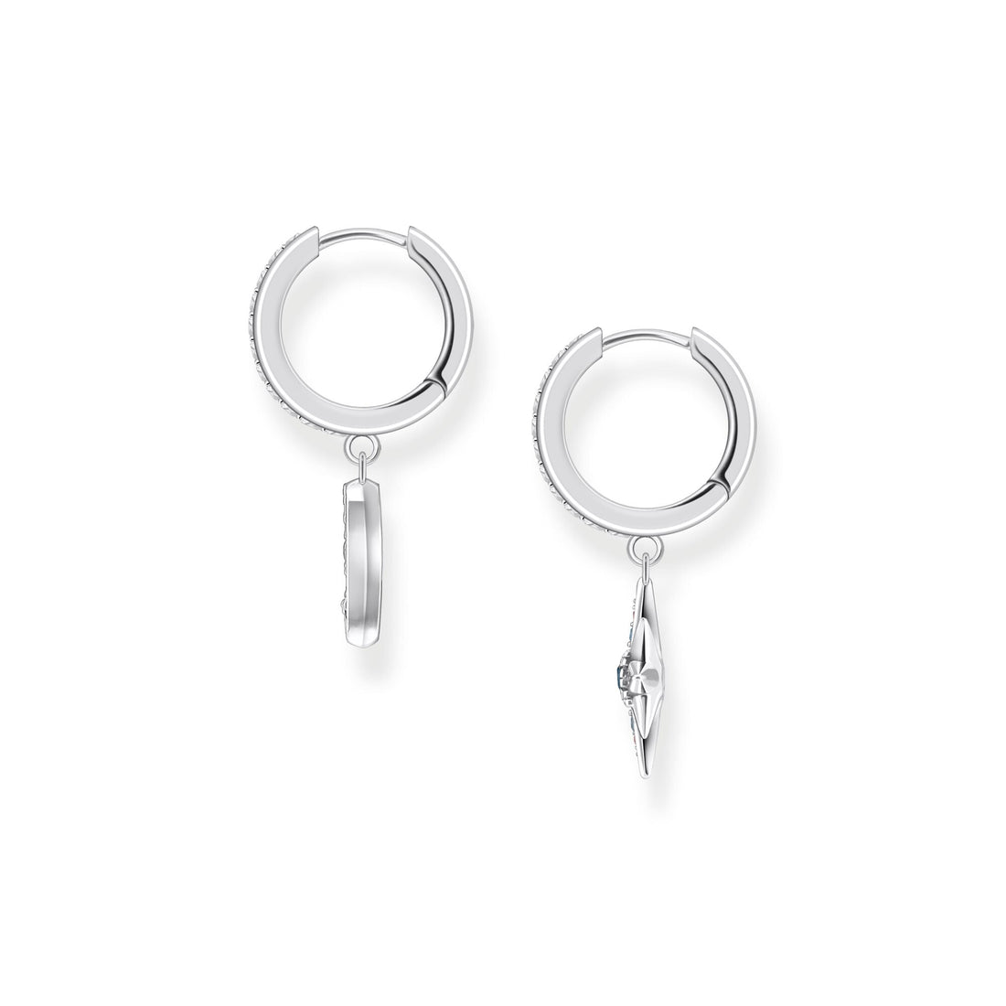 Thomas Sabo Hoop earrings royalty star & moon