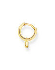 Thomas Sabo Single hoop earring with padlock pendant gold