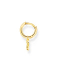 Thomas Sabo Single hoop earring with kew pendant gold