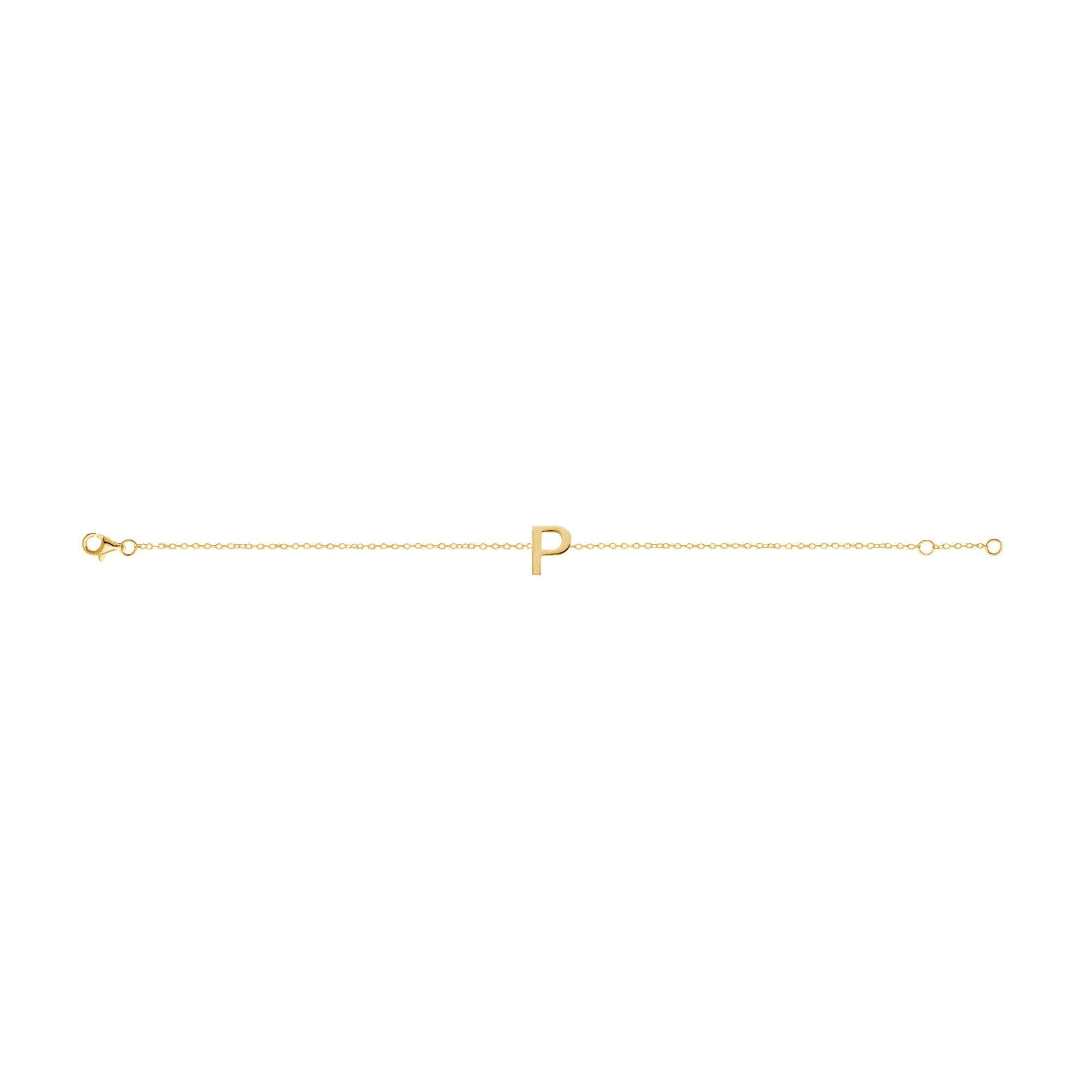 S/S PICCOLA INITIAL BRACELET