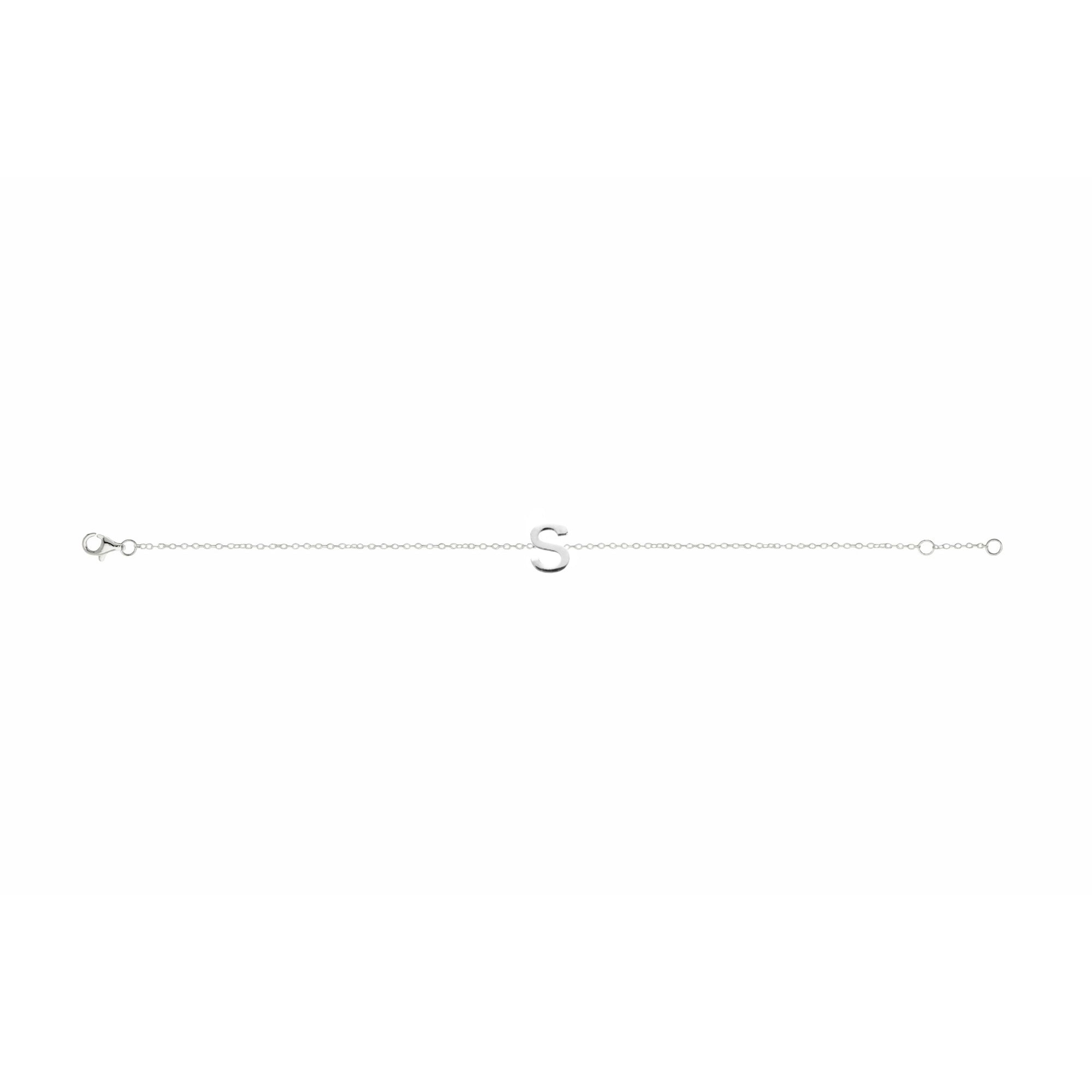 S/S PICCOLA INITIAL BRACELET