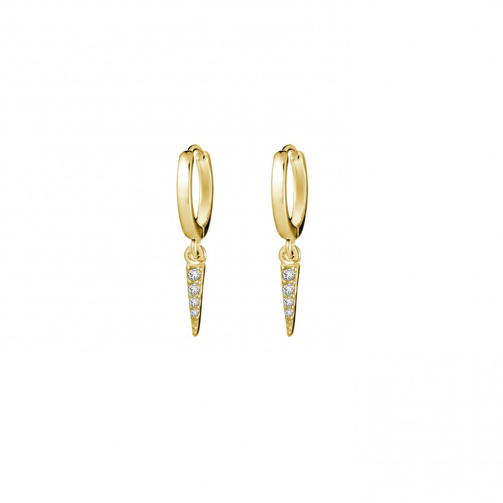 S/S SPEAR HUGGIE EARRINGS