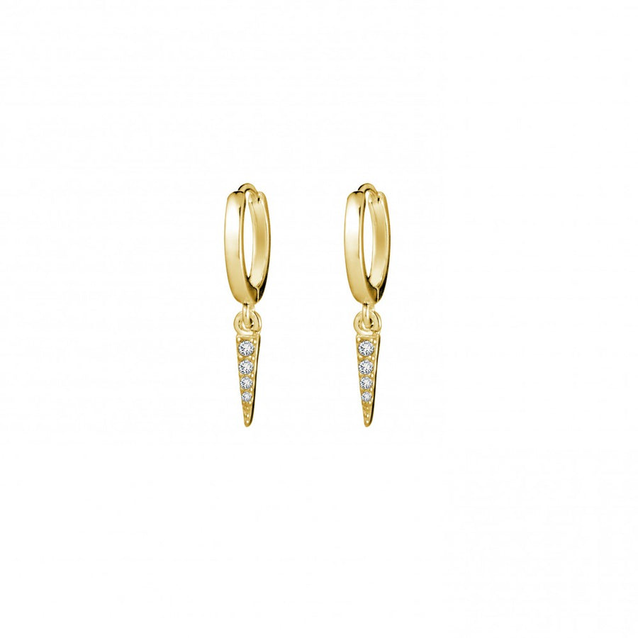 S/S SPEAR HUGGIE EARRINGS