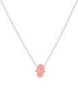 S/S OPALITE HAMSA HAND NECKLACE