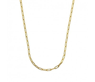 S/S OBLONG CHAIN NECKLACE