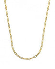 S/S OBLONG CHAIN NECKLACE