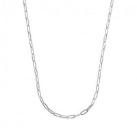 S/S OBLONG CHAIN NECKLACE