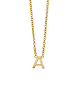 S/S PICCOLA INITIAL NECKLACE