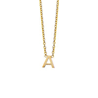 S/S PICCOLA INITIAL NECKLACE