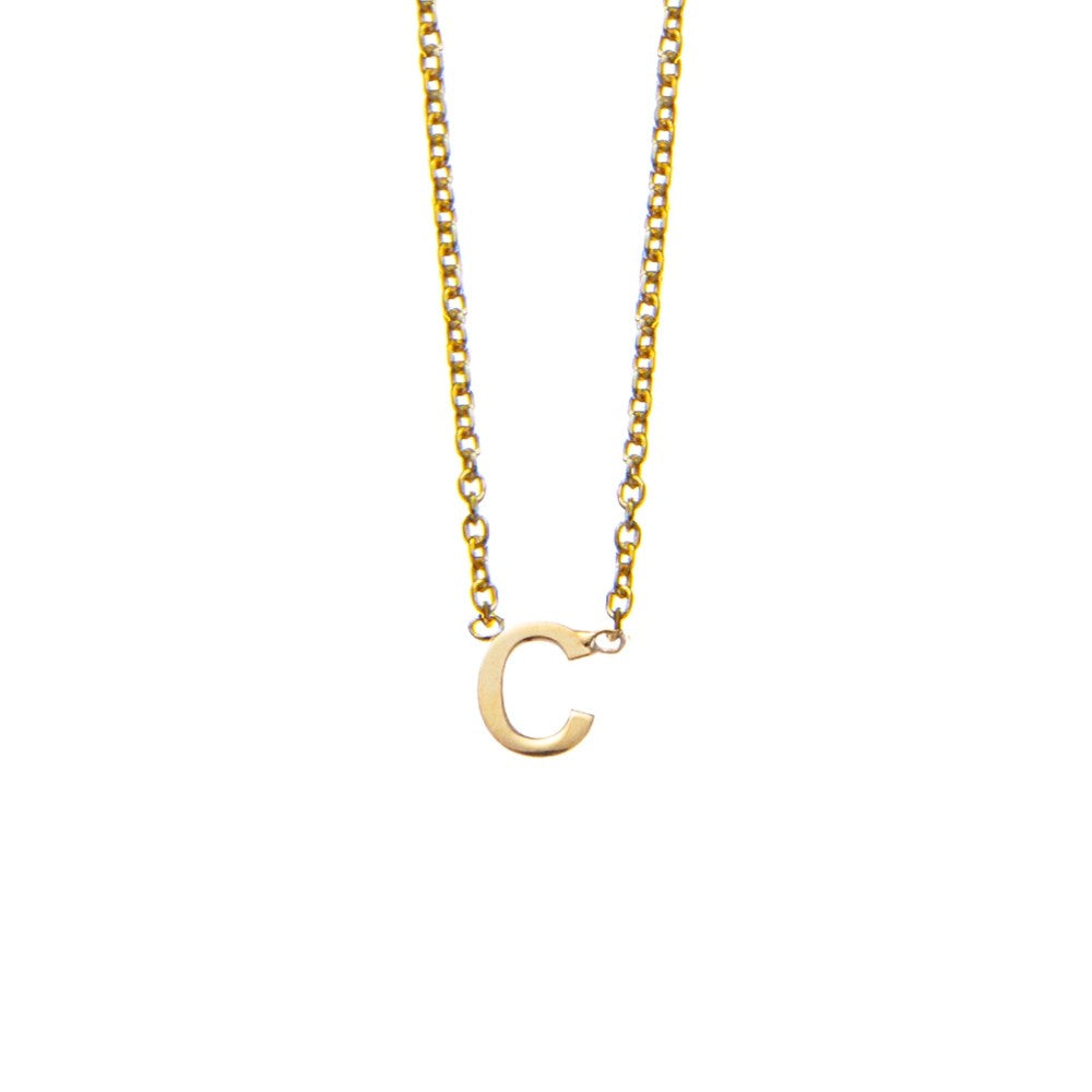 S/S PICCOLA INITIAL NECKLACE