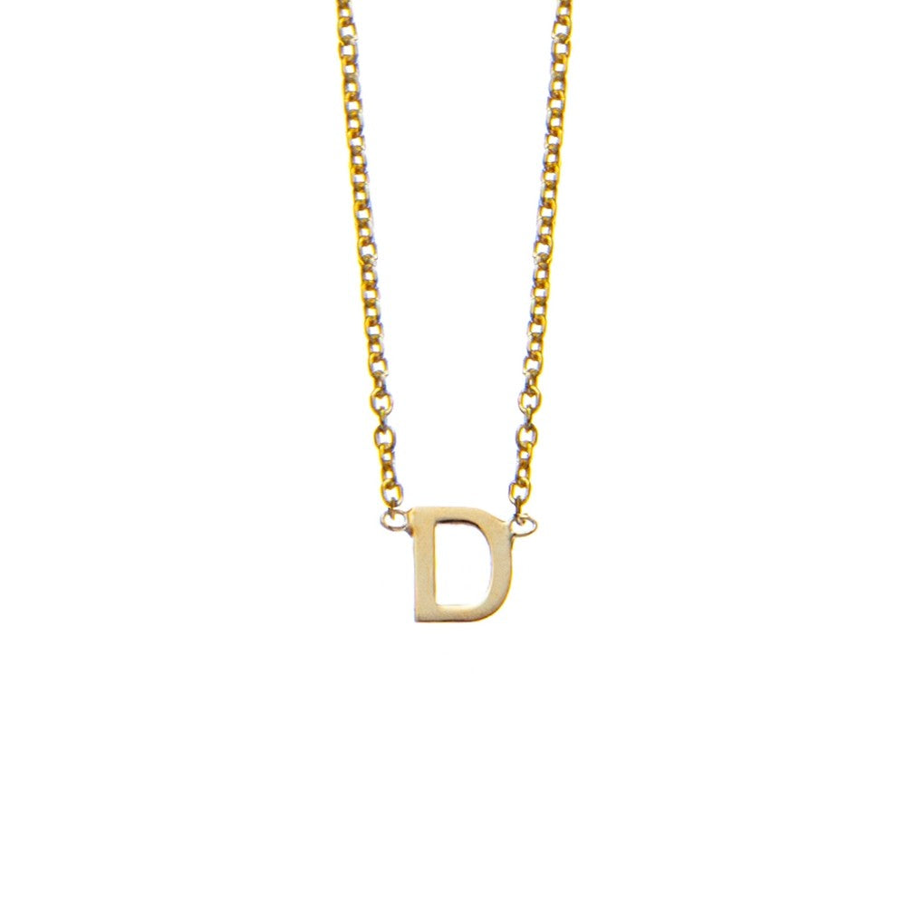 S/S PICCOLA INITIAL NECKLACE