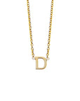 S/S PICCOLA INITIAL NECKLACE