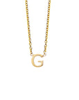 S/S PICCOLA INITIAL NECKLACE