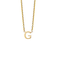 S/S PICCOLA INITIAL NECKLACE