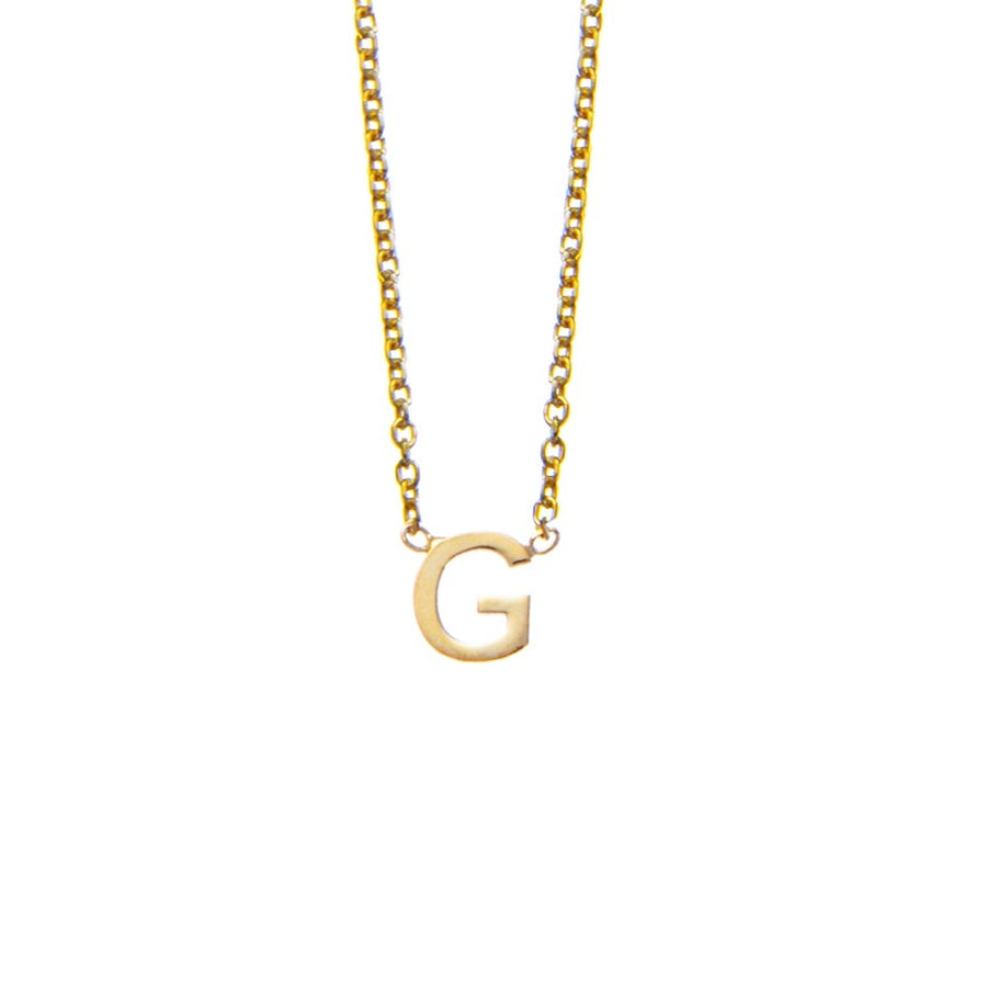 S/S PICCOLA INITIAL NECKLACE