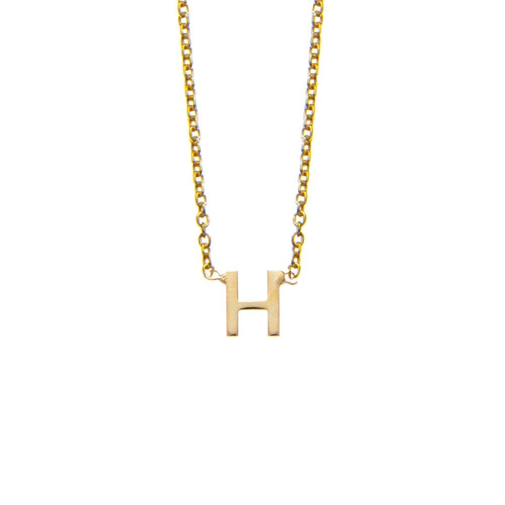 S/S PICCOLA INITIAL NECKLACE