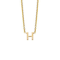 S/S PICCOLA INITIAL NECKLACE