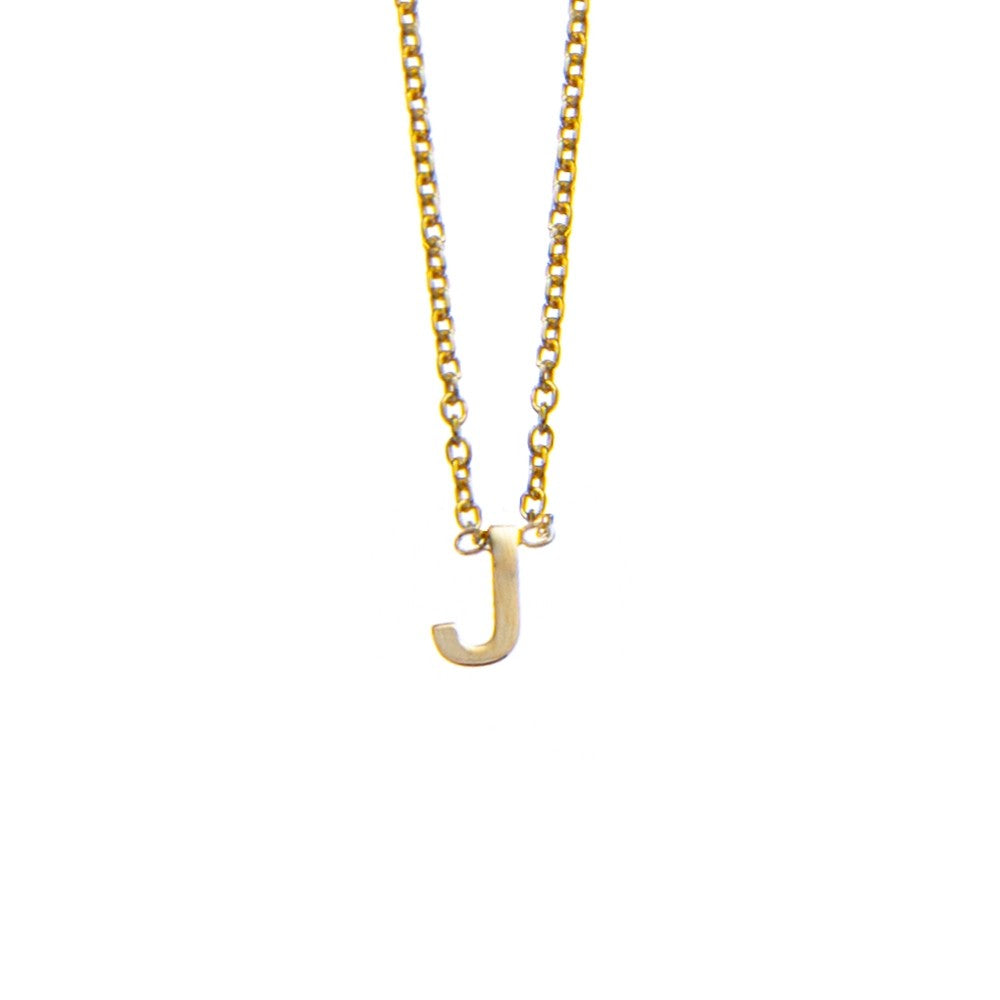 S/S PICCOLA INITIAL NECKLACE