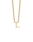 S/S PICCOLA INITIAL NECKLACE