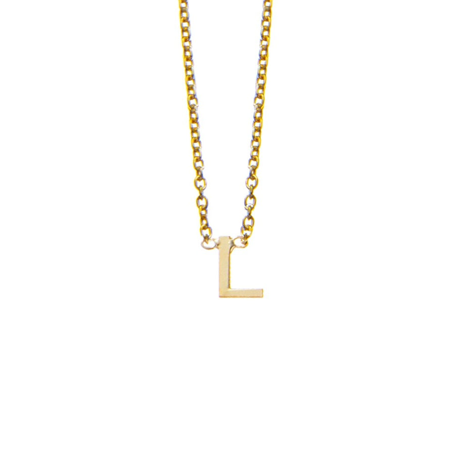 S/S PICCOLA INITIAL NECKLACE