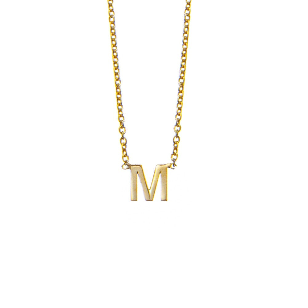 S/S PICCOLA INITIAL NECKLACE