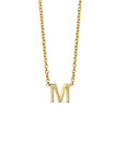 S/S PICCOLA INITIAL NECKLACE