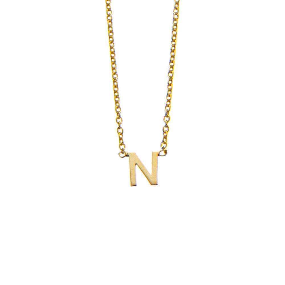 S/S PICCOLA INITIAL NECKLACE