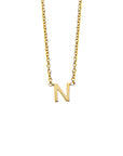 S/S PICCOLA INITIAL NECKLACE