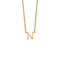 S/S PICCOLA INITIAL NECKLACE